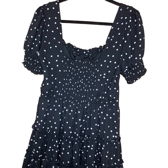 Women’s Size XL Polka Dot A-Line Stretchy Classic Mini Dress From Francesca’s - Picture 3 of 4
